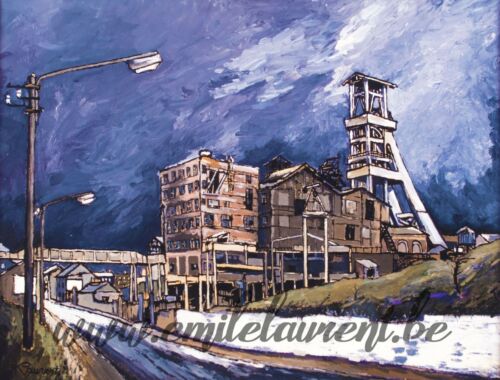 <b>Le Bierreau</b><br>
Emile Laurent<br>
1981<br>
Huile 50X65<br>
Collection privée Emile Laurent le Bierrau