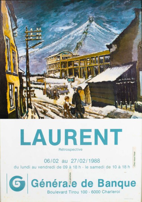 Emile Laurent exposition générale de banque 1988