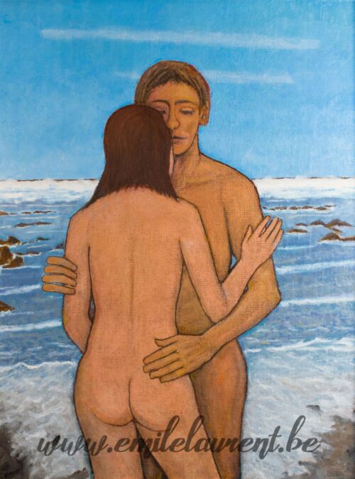 <b>Hymne à la vie</b><br>
Emile Laurent<br>
2004<br>
Huile 90x100<br>
Collection privée Hymne à la vie Emile Laurent 2004