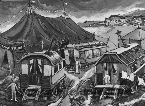 <b>Le Bellini</b><br>
Emile Laurent<br>
1980<br>
Huile 63x70<br>
Collection privée Le Bellini Emile Laurent 1980