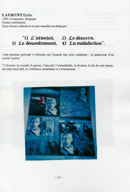 Emile Laurent exposition hiroshima sans amour 1995