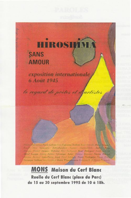 Emile Laurent exposition hiroshima sans amour 1995