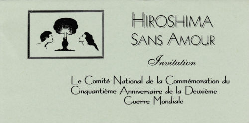 Emile Laurent exposition hiroshima sans amour 1995