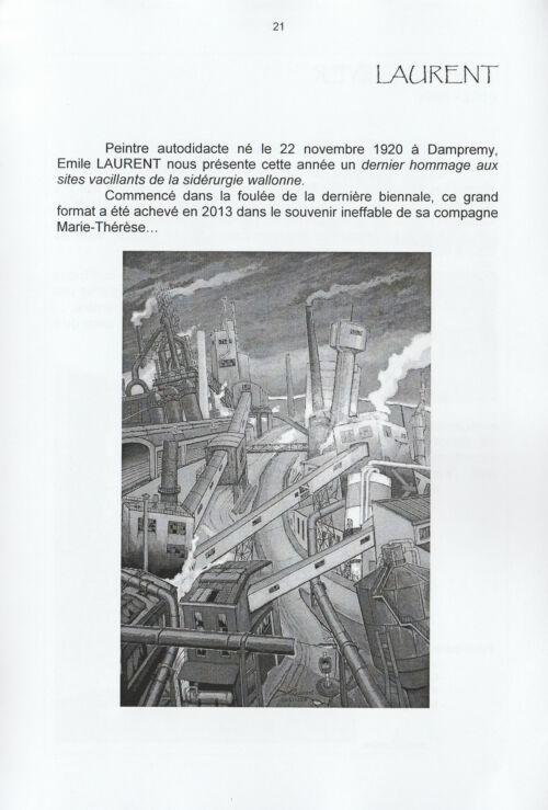 Emile Laurent Expo biennale 2013 montignies-sur-sambre