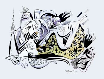 <b>La Machine à Sous</b><br>
Emile Laurent<br>
1972<br>
Huile<br>
Collection privée Emile Laurent la machine à sous 1972